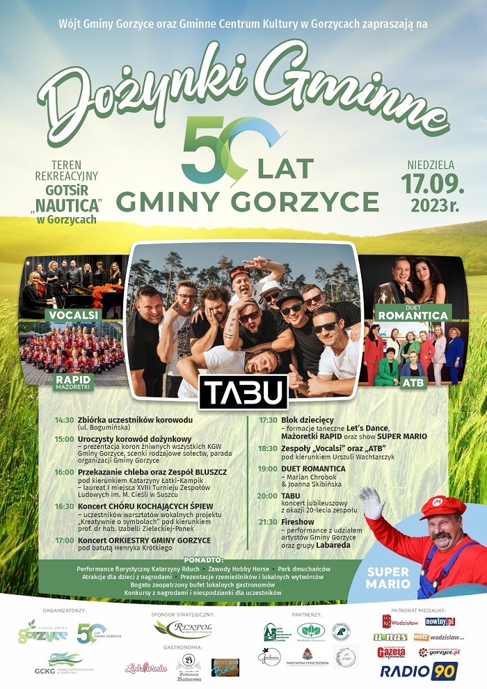 plakat dozynek gminnych